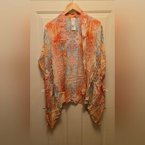 Chico's Vibrant Floral Kimono